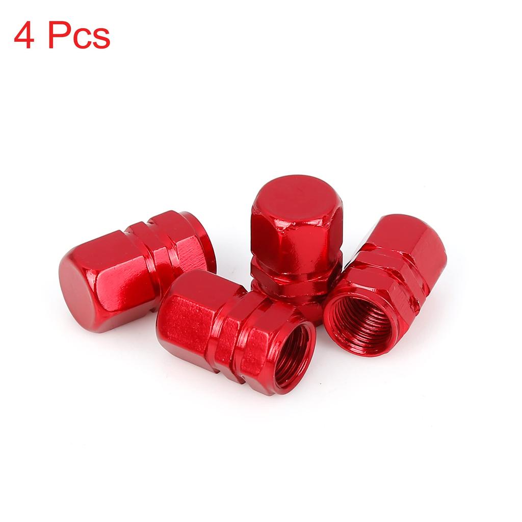X AUTOHAUX Tire Stem Valve Cap Wheel Valve Cover 4pcs