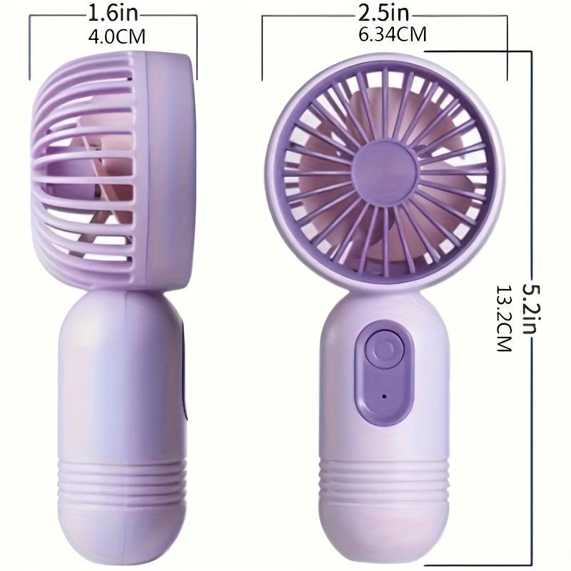 1pc Mini Portable Fan Handheld Fan - the Perfect Companion for Office, Outdoor, Travel, and Camping Adventures