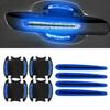 8x Reflective Car Door Handle Scratch Protector Cover Sticker Pads Accessories