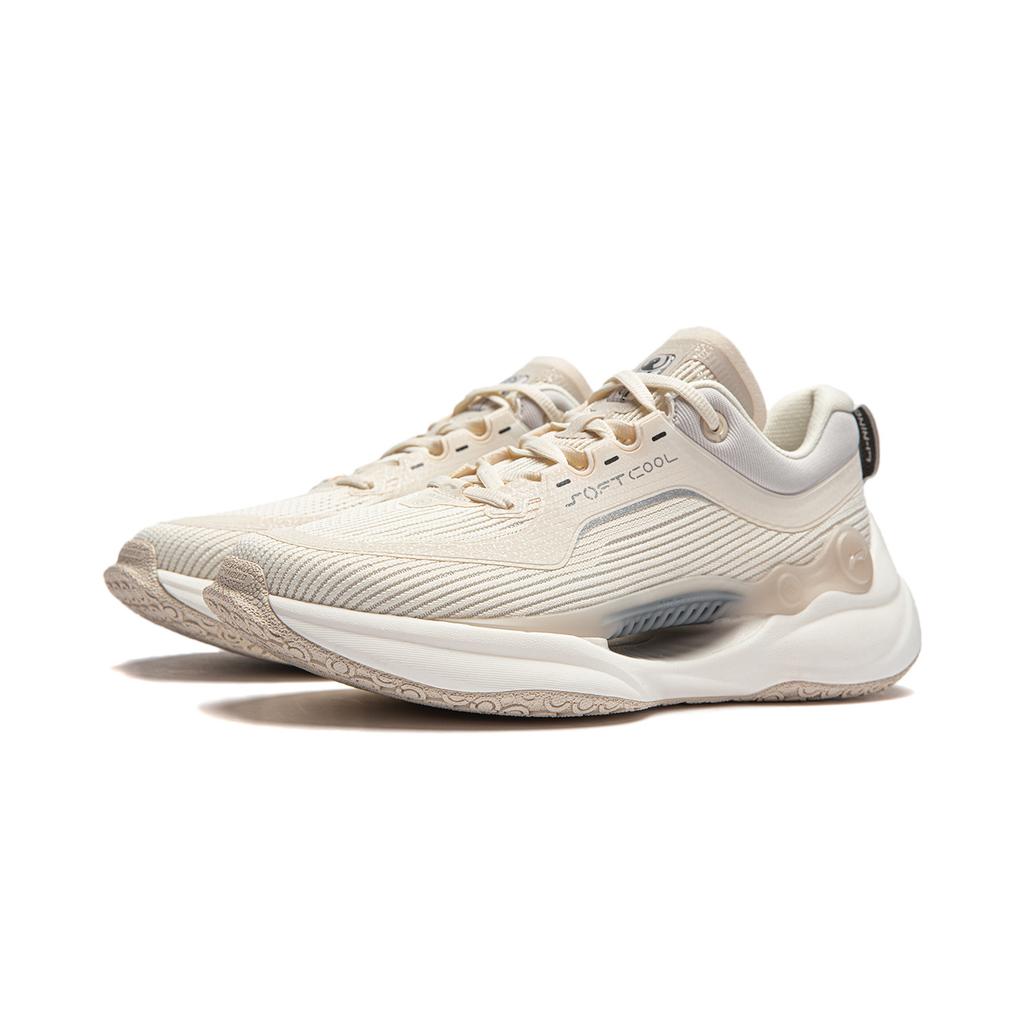 Li Ning Soft Cool Dämpfung Strapazierfähig Atmungsaktiv Dicke Sohle Dad Shoes Leicht Bequem Low Top Freizeitschuhe Damen Sneaker AGLU022-2