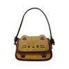 Autumn and winter retro cute kitten shoulder bag female cartoon versatile student messenger bag niche design casual handbag