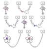Fashion Crystal Heart Star Flower Moon Tassel Chain Pendant Italian Charm Link Fit 9mm Bracelet Stainless Steel Women DIY Making