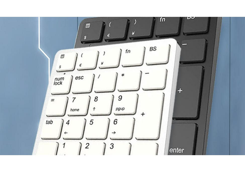 JOMAA 2.4G Wireless Rechargeable Compact Silent Keyboard for Office Use