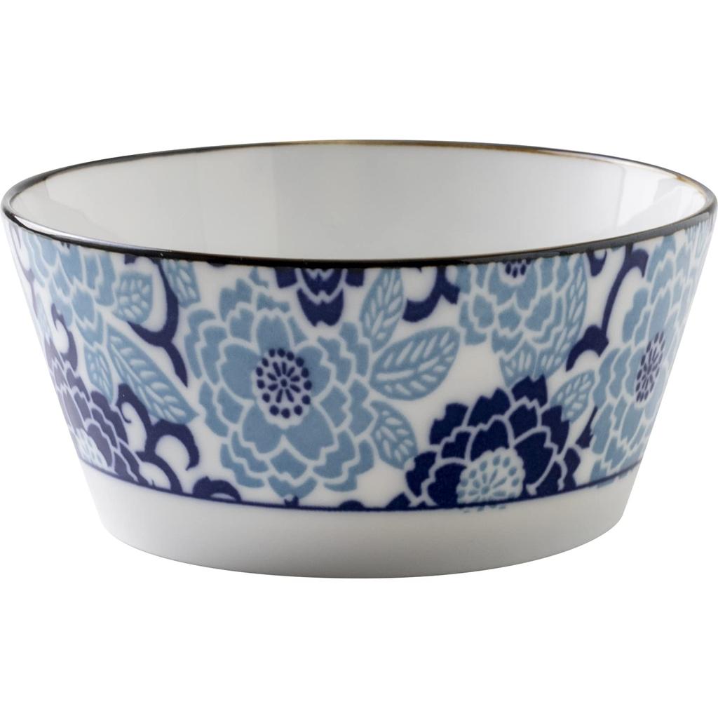 Minoru Pottery PLANTAREE - Navy Blue - 130-Pack Small Bowls, Winter Peony