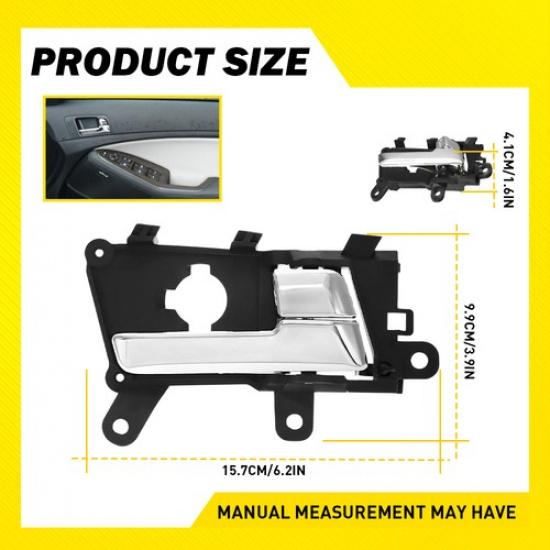 2X Interior Handle Door For Kia Optima 2011 2012 2013 Front LH RH Black ide