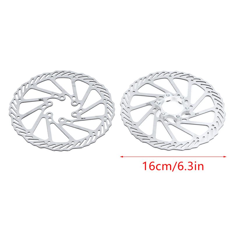 Rotor de Freno para Bicicleta G3 160 mm Rotores de Freno de Disco Hidráulico para Bicicleta Rotor de Acero Inoxidable para Bicicleta de Montaña Adaptador Accesorios para Bicicleta