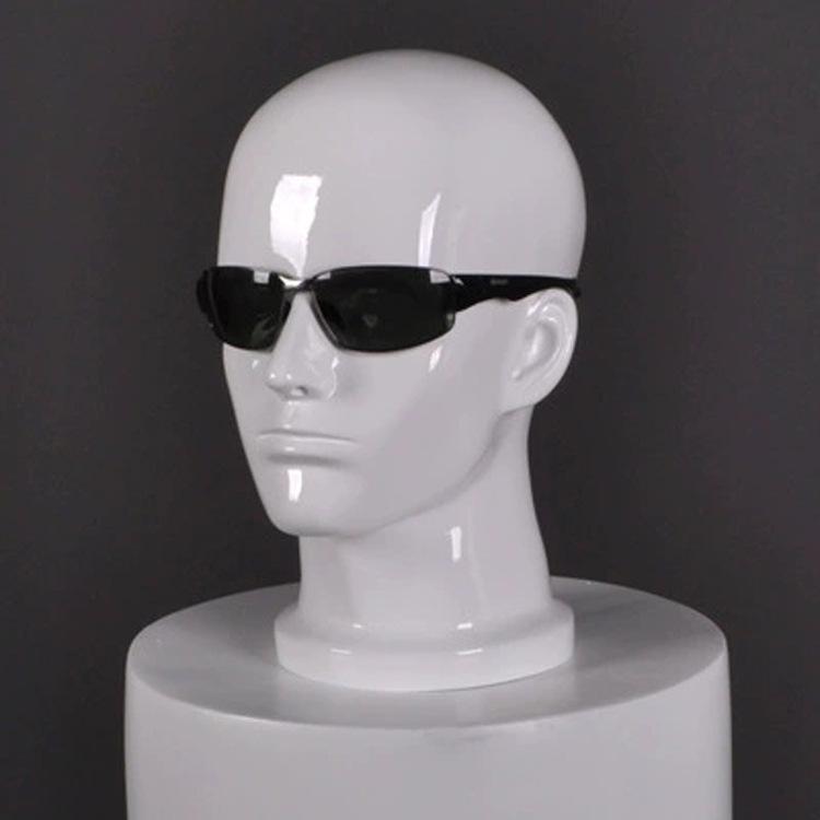 Male Mannequin Head with Shoulders for Hat, Wig, and Eyewear Display