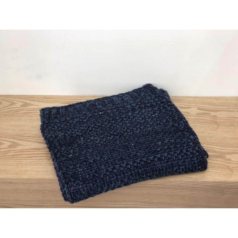 Scarf women's winter new versatile warm wool scarf men's and women's knitted thickened scarf