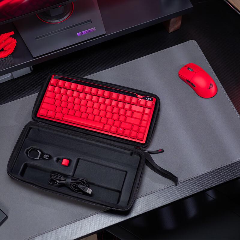 ASUS ROG Lava Red Gaming Keyboard and Mouse Set