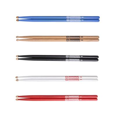 1Pair Walnut Wood Drum Stick Nonslip Grip Practical Drumstick Nonslip Light Weight Drumsticks for Comfortable Playing