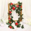 Artificial Flowers, Simulated Rose Vines Silk Cloth Wedding Arch False Flower Decoration Vines Matching Materials And Supplies