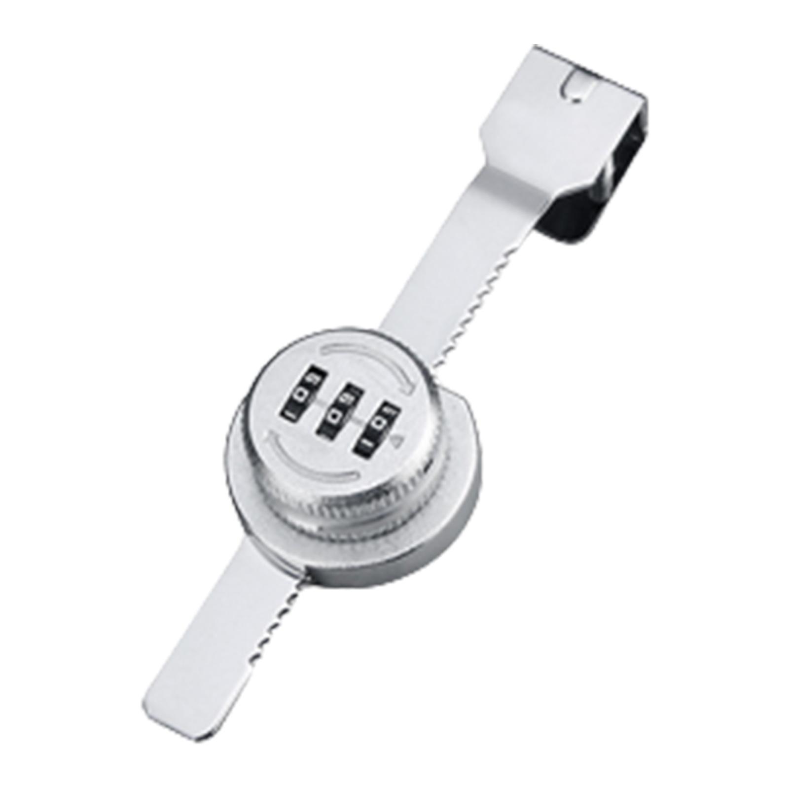 

Механический кодовый замок Сверхпрочный Противоугонный Замок безопасности для двери Утолщенные безключевые защелки для двери окна шкафа серебряный