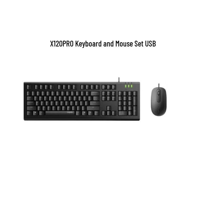 

Rapoo X120Pro Wired Keyboard Mouse Combo