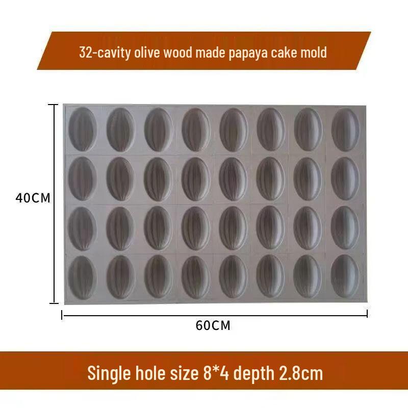 

32-Cavity Olive Papaya Cake Mold One Size