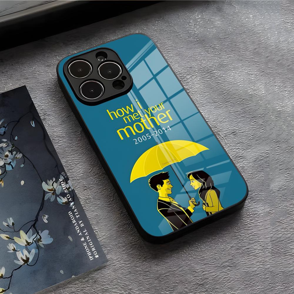 How I Met Your Mother Himym Handyhülle Für IPhone 17 Air 16 E Pro Max 15 14 13 Mini 12 Pro 11 Max Plus Schwarzes Glas Cover