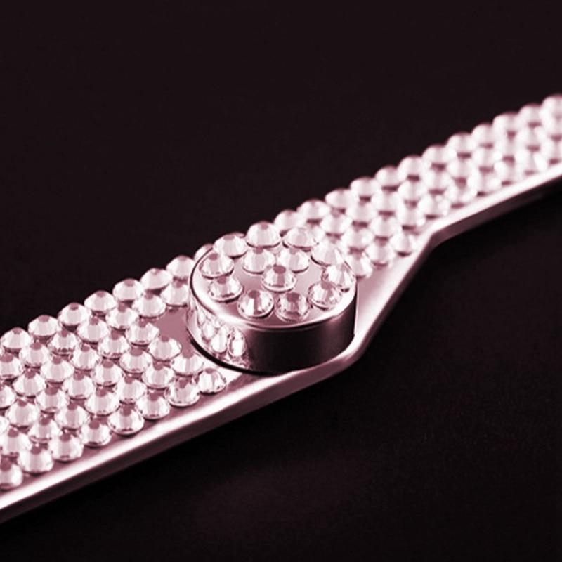 License Plate Holder Stainless Steel License Plate Frame Bling Rhinestone Front Rear License Plate Frame