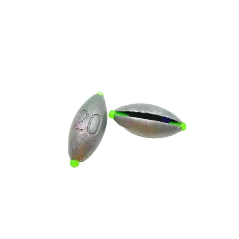 Japanese Open-mouth Lead Sinker with Plastic Core for Fishing Gear Accessories 