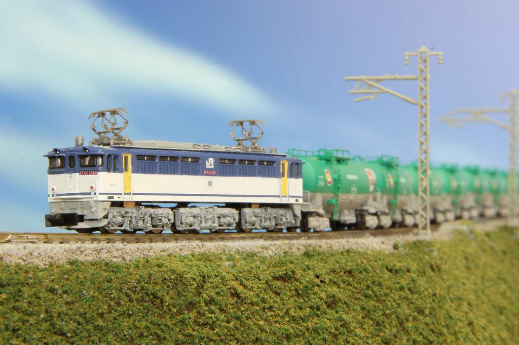 Z Gauge EF65 Series Electric Locomotive No. 2060, 2000 Series, JR Freight New Color, T035-4, Model Train, Electric Locomotive