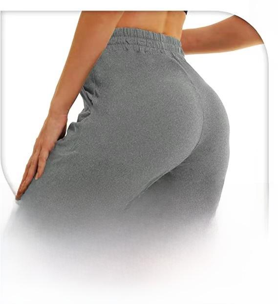 Women's High Waist Loose Yoga Pants - Spring/Summer Casual Cuffed Sportswear