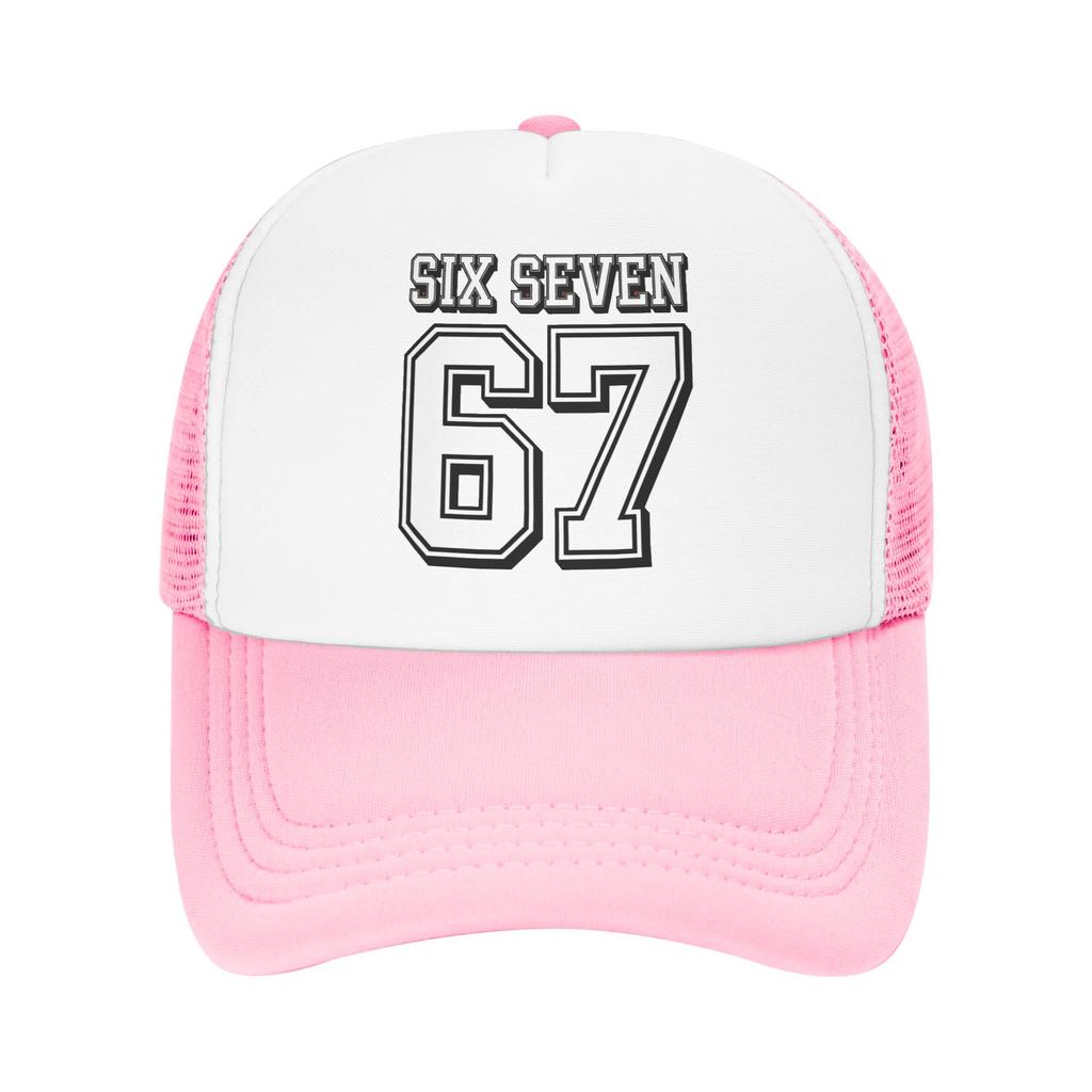 Custom Fashion Six Seven Baseball Cap Unisex Women Adjustable Unisex Rugby Ball Dad Hat Hip Hop