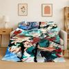 Cartoon My Hero Academia Deku Bakugou Anime Flanelldecke Weiche Warme Überwurfdecke für Schlafzimmer Wohnzimmer Bett Reisen Picknick