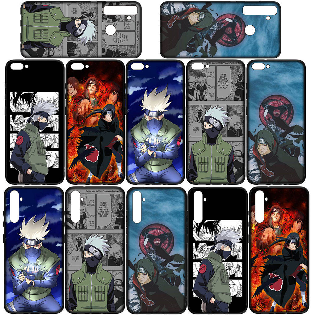 Cover for iPhone 16 15 Xiaomi Redmi Note 14 13 12 11 Pro Max X 16e Samsung Galaxy S25 S24 S23 Moto OPPO Huawei Kakashi Naruto Itachi Uchiha Phone Case
