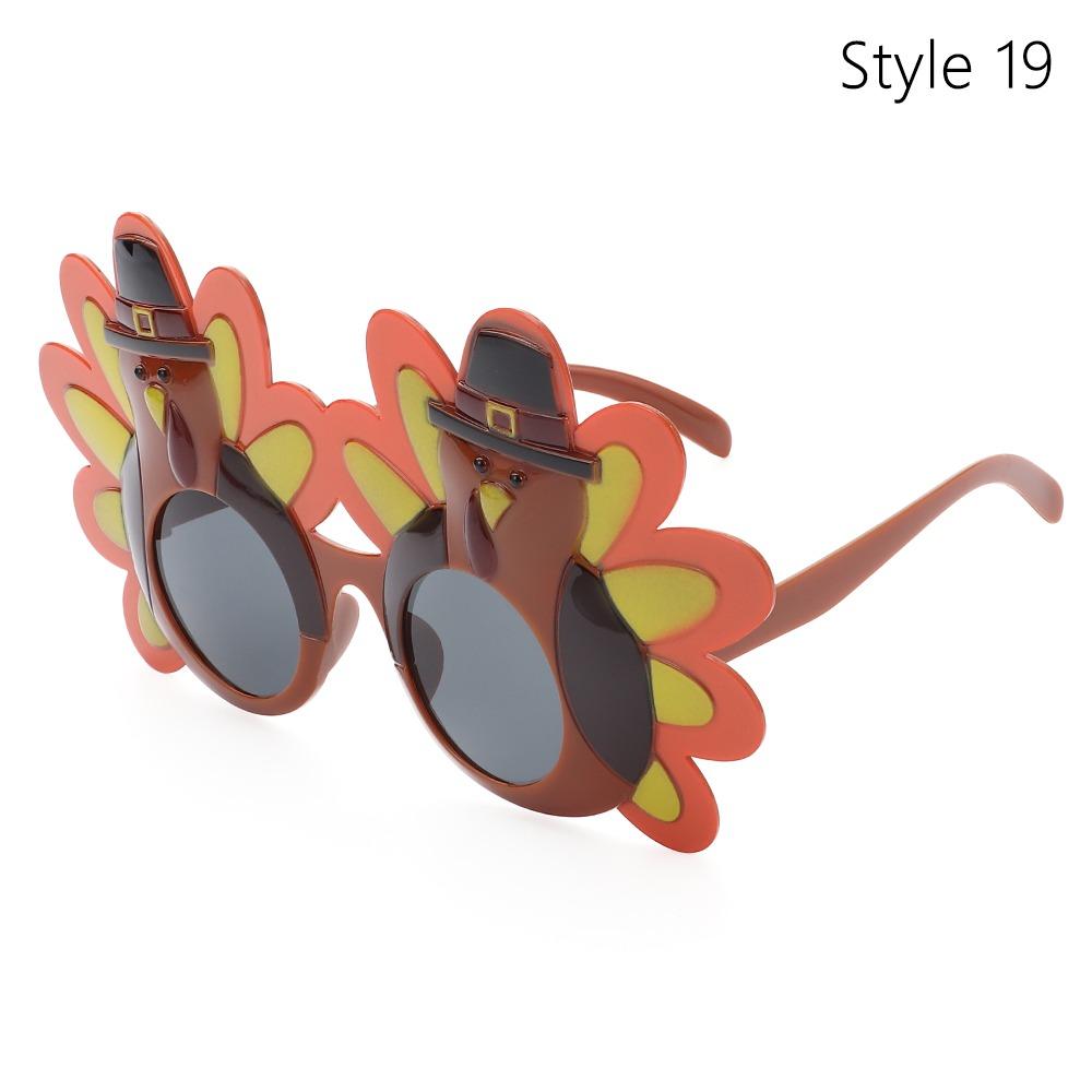 Trendy Luau Party Props Fruit Design Beach Photo Glasses for Women & Men