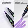 96/72/48/24 Colors Dual-Tip Glitter Marker Set -Fine-Point Watercolor Pens with Vibrant Colors, Greeting Cards, Mugs, Wooden DIY