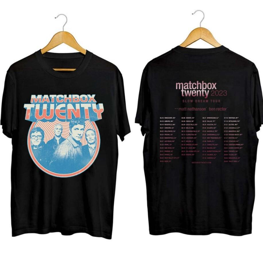 Matchbox 20 Slow Dream Tour 2023 Shirt Concert Shirt For Fan Unisex T-Shirt