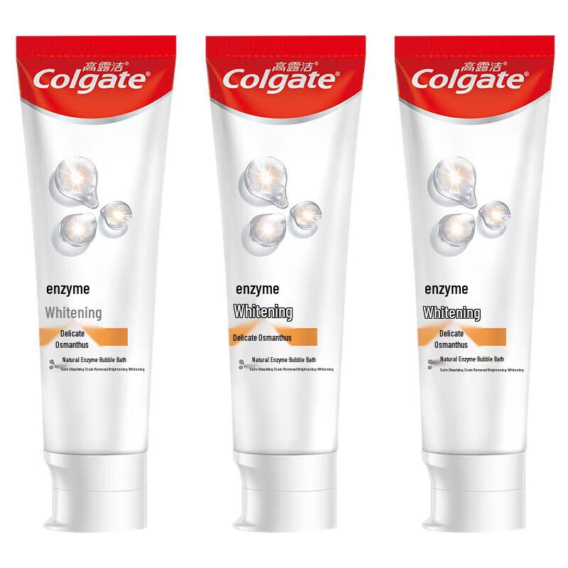 

Colgate Active Enzyme Whitening Toothpaste, Light Osmanthus, 3 x 120g