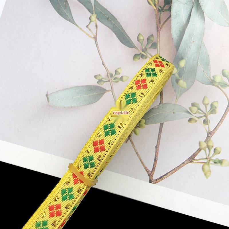 1cm Ethnic Embroidery Lace Trim for Dance Costume and Clothing Accessories