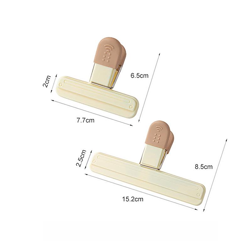 Silicone Sealing Clip,Kitchen Moisture Preservation Plastic Bag Potato Chips Food Sealing Milk Powder Tea Snacks Clip