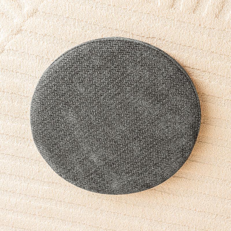 

1PC Solid Color Round Seat Cushion Futon Mat Thick Plush Tatami Pad Machine Washable Non-slip for Balcony Bay Window 30/35/40cm 30x30cm темно серый