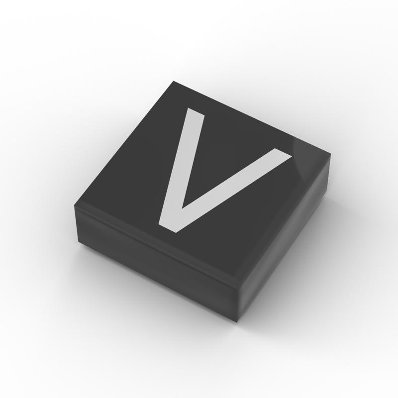 MOC 3070bpb009 Alphabet A-Z Building Blocks Set Lore 3070 Education Printed 26 Letters Bricks Toy For Children Kid Birthday Gift