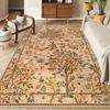 Green Living Room Carpet Forest Tree Carpets Yellow Leaves Thanksgiving Rug Home Decoration Rugs for Bedroom Bedside Floor Mat