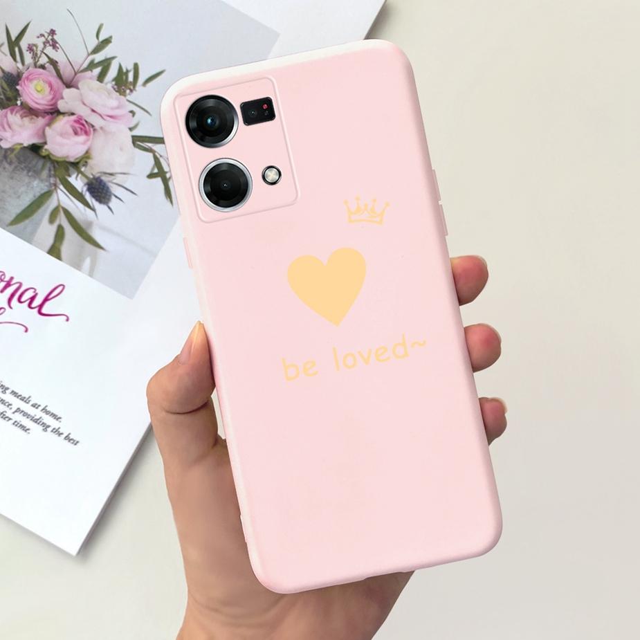 For Oppo Reno7 4G Case Oppo F21 Pro CPH2363 Stylish Candy Painted Cover Soft Silicone Phone Case For Oppo Reno 7 F21Pro 4G Shell