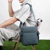 Lehká nylonová crossbody taška pro muže i ženy, neformální taška přes rameno typu messenger se zipovými kapsami