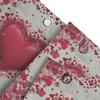 Red Heart Shower Curtain - Romantic Bathroom Decor