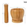 Bamboo Mortar and Pestle Set