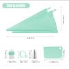 34-Piece Stainless Steel Cake Piping Tips Set Cake Cream Decoration Tools Cream Scraper Set Kitchen Baking Utensils