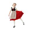 Girls' Checkered Dress - Folk Festival Costume
