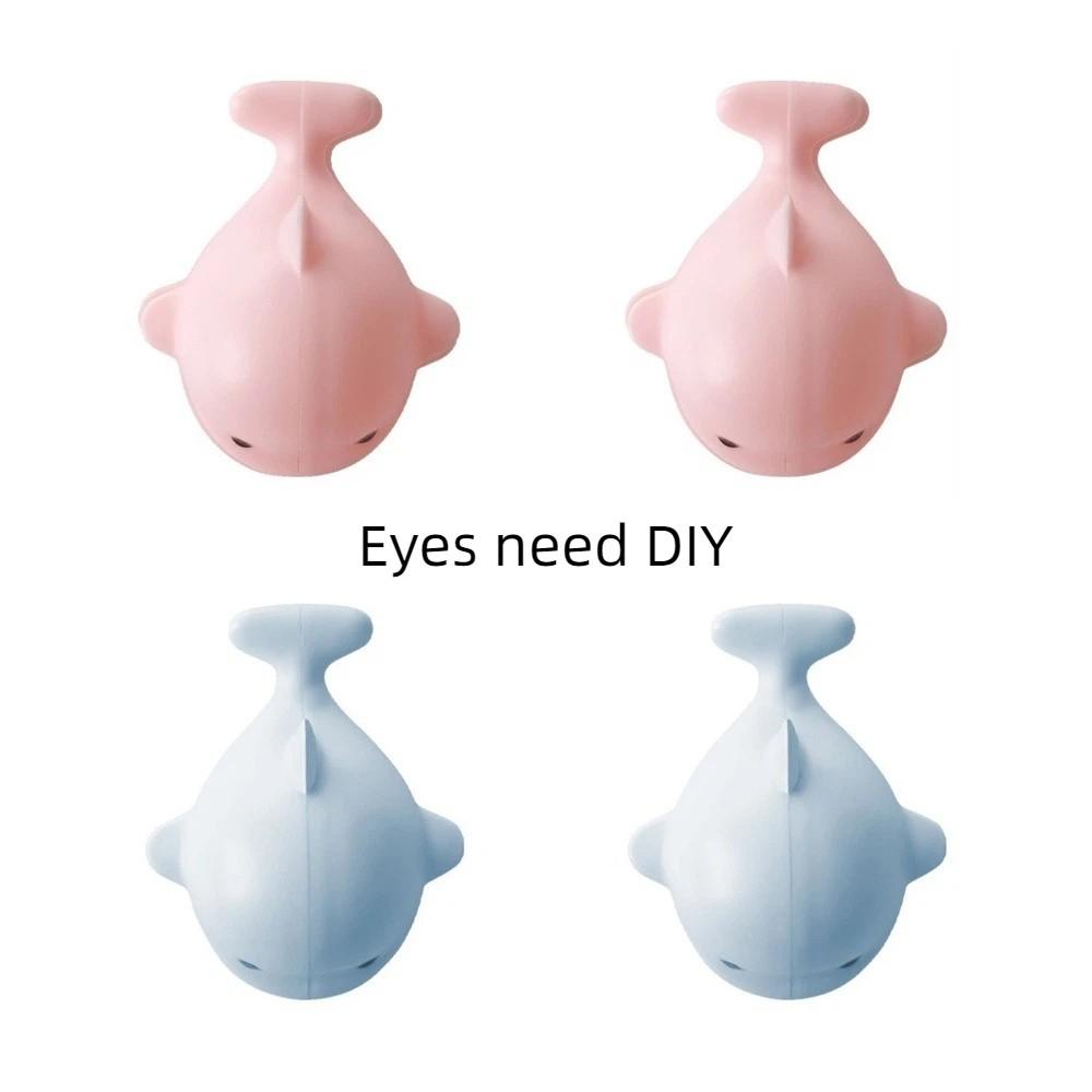4PCS Cartoon Food Bag Clips Plastic Plastic Bags Storage Clip Whale Magnetic Sealing Clips Kitchen розовый/синий