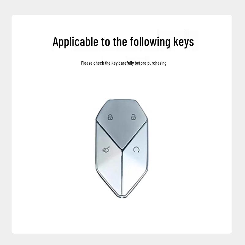 BYD Fangchengbao 5 Key Case: Premium Metal Shell for Baowo 5, Baowu, Baoba 8 & 3, Titanium 3