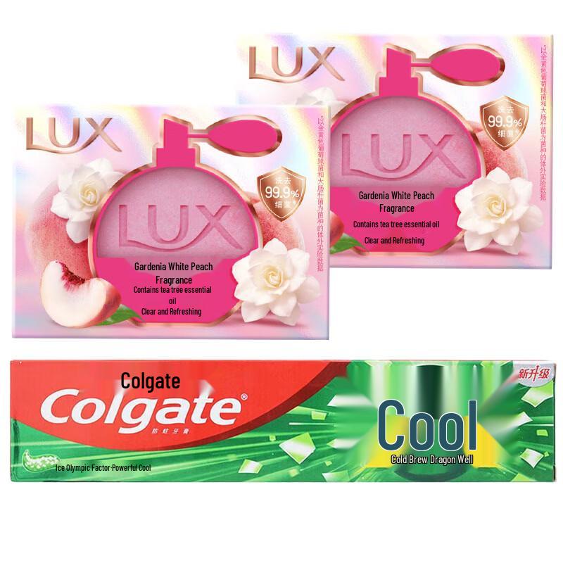 

Lux Gift Set: Fragrance Soap & Icy Tea Toothpaste