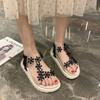 Fashion Outdoor Open Toe Ladies Shoes Wholesale Summer 2025 Comfortable Cheap Liquidation Korea Daily Chic and Elegant Women's Sandals