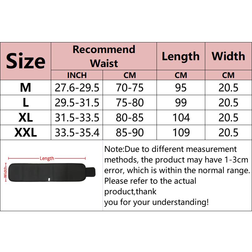 Men Waist Sauna Slimming Shapers Workout Trimmer Belt Weight Loss Sweating Bands Wrap Fat Burning Tummy Control Shapewear Girdle 5