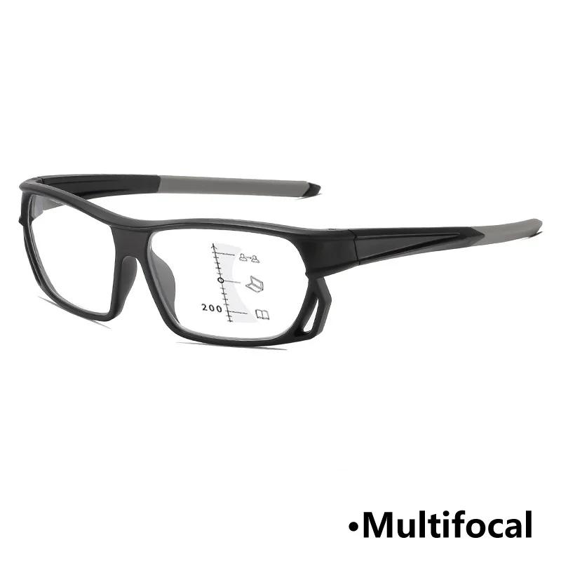 Blue Light Protection Glasses For Far And Near Distances Sports Photochromic Multifocal Reading Glasses Hd Presbyopia Glasses