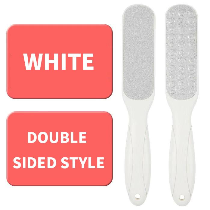 

Высококачественная двухсторонняя пилка для ног, средство для удаления омертвевшей кожи, профессиональные инструменты для педикюра, скребок для удаления мозолей, шлифовальная машина, напильник для пяток белый