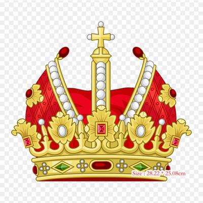 Herb Marii Teresy Herb Świętego Cesarstwa Rzymskiego Naszywka z winylu do nadruku termotransferowego do prasowania Naklejka na ubrania Aplikacje DIY Naszywki do prania