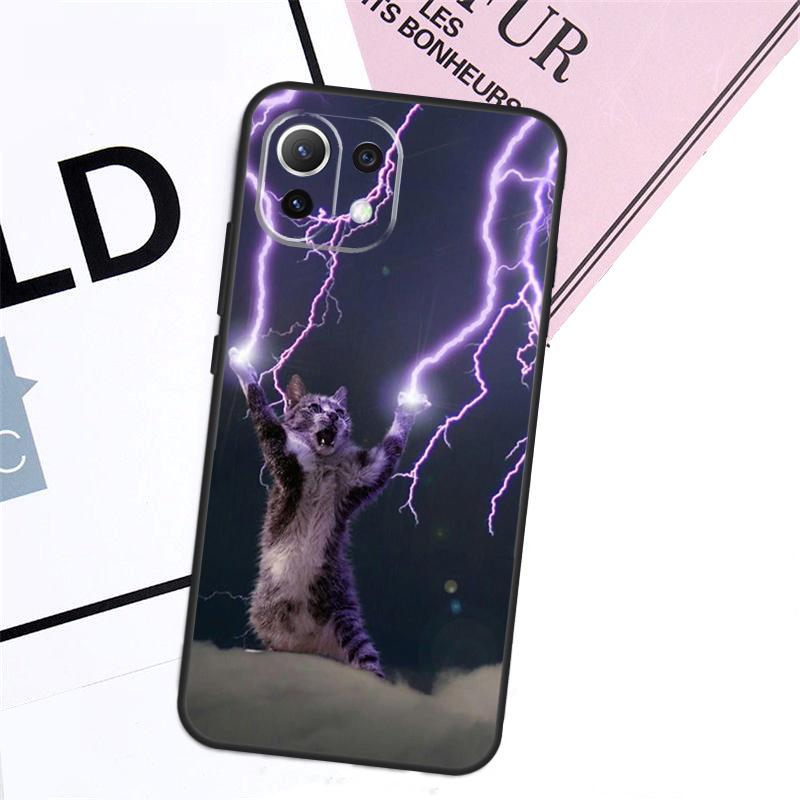 Cat In Space Case For Xiaomi 17 Pro Max 14 15 Ultra 13T 14T 15T Pro POCO F8 F7 F5 F6 X5 X6 X7 Pro Cover